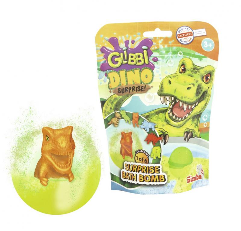 Glibbi Dino vodná bomba s prekvapením, 6 druhov